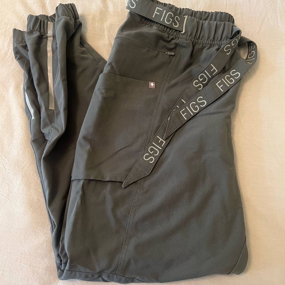 Figs Technical Collection Gray Scrub Pants